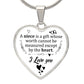 To A Niece | You Are A Gift | Heart - Luxury Necklace