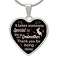 It Takes Someone Special To Be A Godmother | Heart - Luxury Necklace