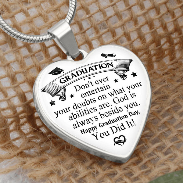 Graduation | You Did It | Heart - Luxury Necklace
