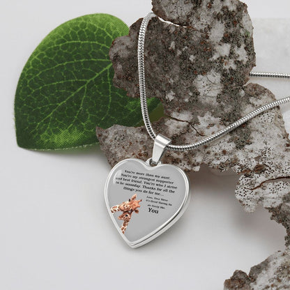 Its Great Having An Aunty Like You | Love Your Niece | Heart - Luxury Necklace