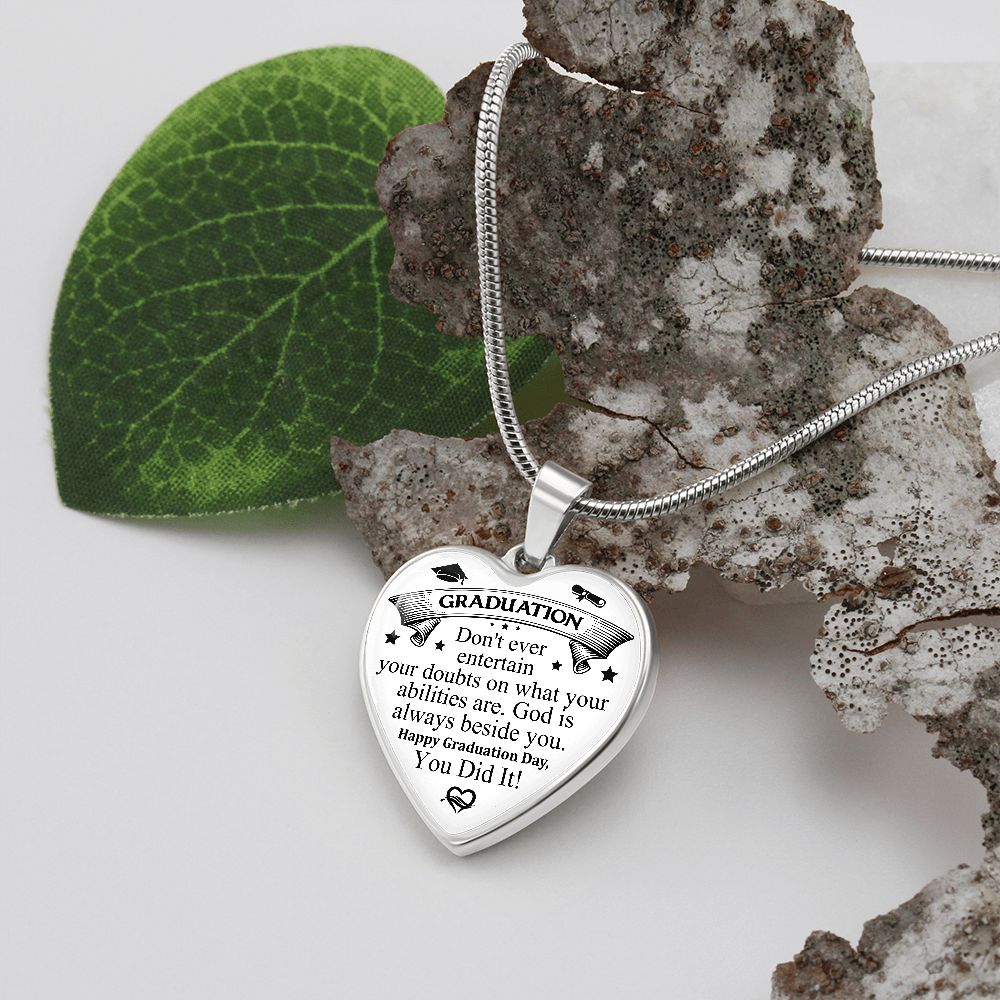 Graduation | You Did It | Heart - Luxury Necklace