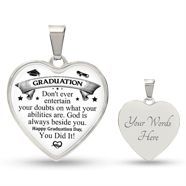 Graduation | You Did It | Heart - Luxury Necklace
