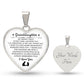 To My Granddaughter | I Love You | Heart - Luxury Necklace