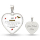 To The World's Best Bonus Mom | Thank You For Loving Me As Your Own | Heart - Luxury Necklace
