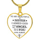 To My Beautiful Sister | Heart - Luxury Necklace
