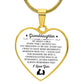 To My Granddaughter | I Love You | Heart - Luxury Necklace