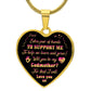 To My Godmother | I Need An Extra Pair Of Hands | Heart - Luxury Necklace