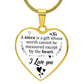 To A Niece | You Are A Gift | Heart - Luxury Necklace