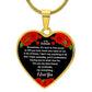 To My Soulmate | I Love You | Heart - Luxury Necklace