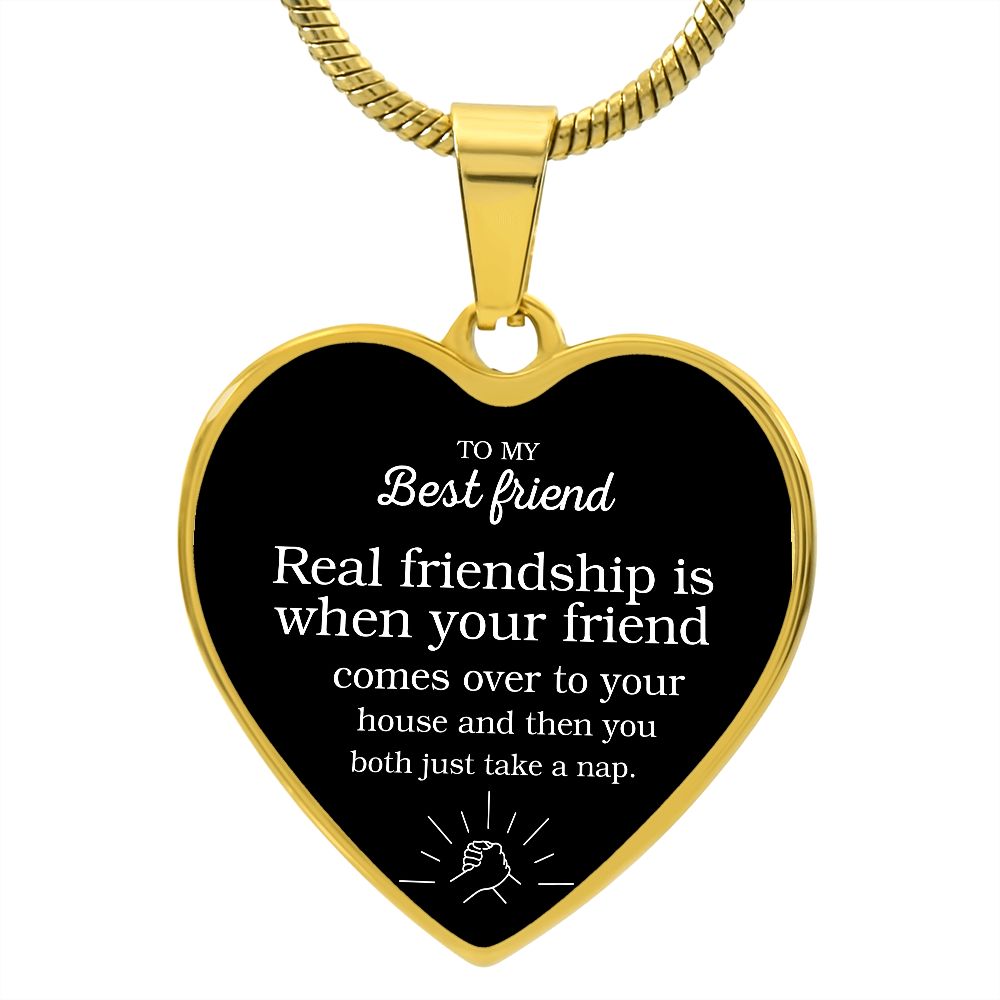 To My Best Friend | Heart - Luxury Necklace