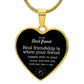 To My Best Friend | Heart - Luxury Necklace