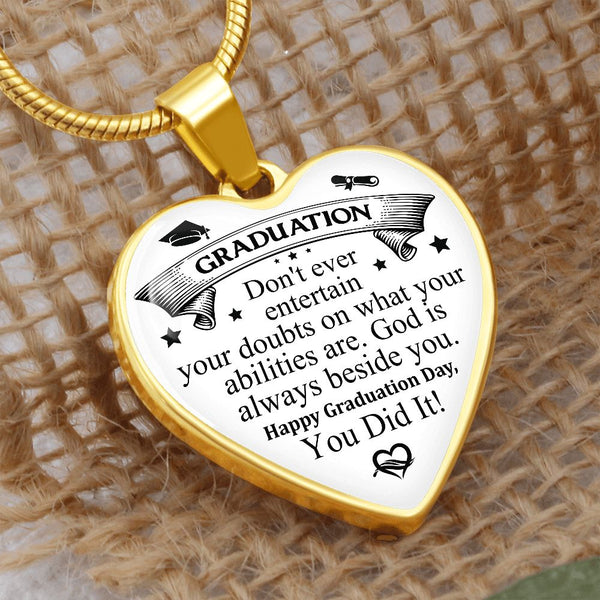 Graduation | You Did It | Heart - Luxury Necklace