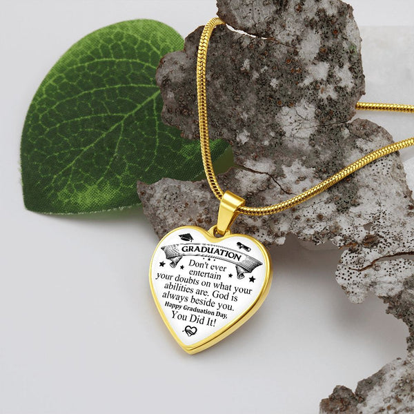 Graduation | You Did It | Heart - Luxury Necklace