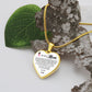 To My Mom | I Love You | Heart - Luxury Necklace