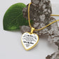 To My Mom | I Love My Mom | Heart - Luxury Necklace
