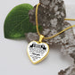 To A Niece | I Love You | Heart - Luxury Necklace