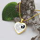 To My Bonus Daughter | Love Your Step Mom | Heart - Luxury Necklace