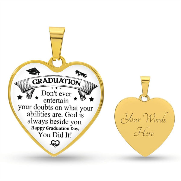 Graduation | You Did It | Heart - Luxury Necklace