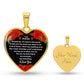To My Soulmate | I Love You | Heart - Luxury Necklace