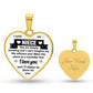 To A Niece | I Love You | Heart - Luxury Necklace