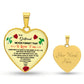 To My Girlfriend | Never Forget That I Love you | Heart - Luxury Necklace