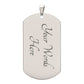 To My Son | Love Dad | Luxury Dog Tag