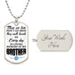 To My Brother | In Loving Memory | Luxury Dog Tag
