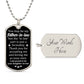 To A Father-In-Law | From A Daughter-In-Law | Luxury Dog Tag