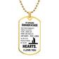 My Amazing Grandfather | I Love You | Luxury Dog Tag