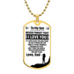 To My Son | Love Dad | Luxury Dog Tag