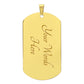 To My Son | Love Dad | Luxury Dog Tag