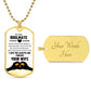 To My Soulmate | I Love You Always & Forever Your Wife | Luxury Dog Tag