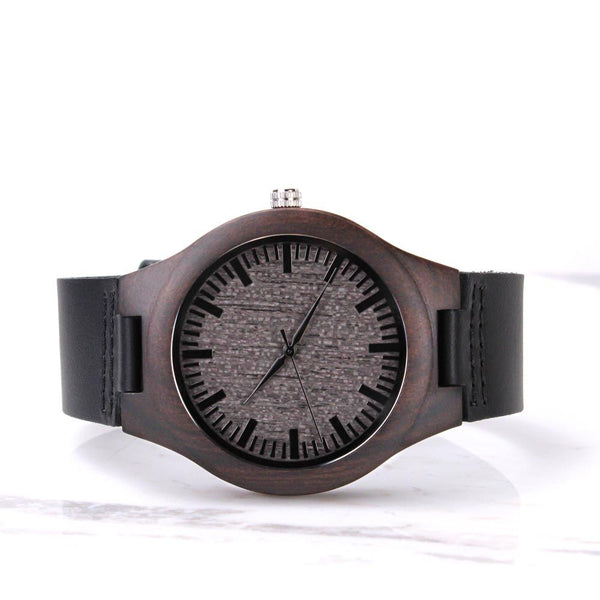 Best Bucking Bonus Dad Ever | Engraved Wooden Watch