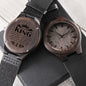 To My King | I Will Be There For You | Engraved Wooden Watch