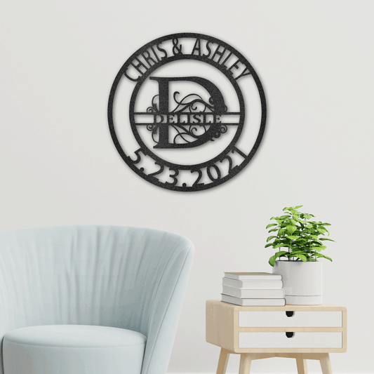 Personalized Elaberate Split Wall Art