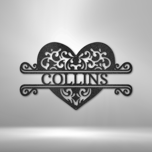 Personalized Heart Wall Art