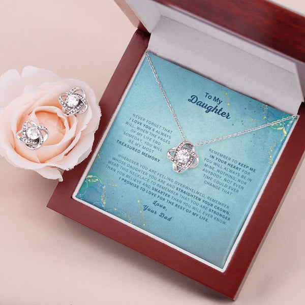 The Love Knot Necklace - To My Daughter