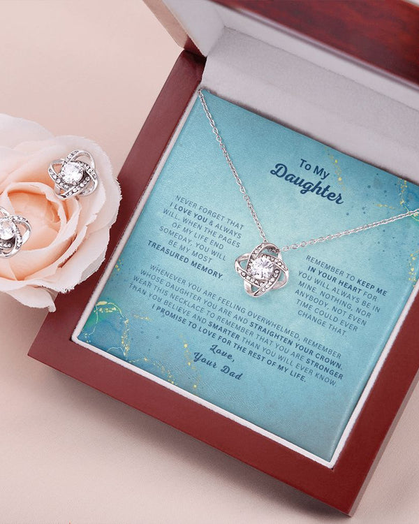 The Love Knot Necklace - To My Daughter