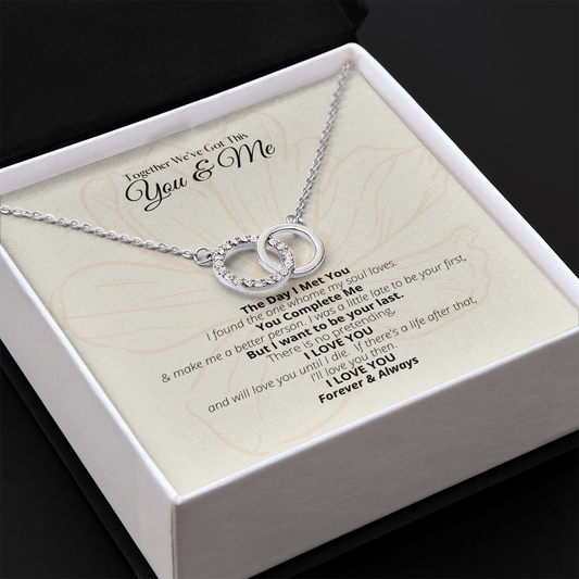 Together We've Got This You & Me - Perfect Pair Necklace