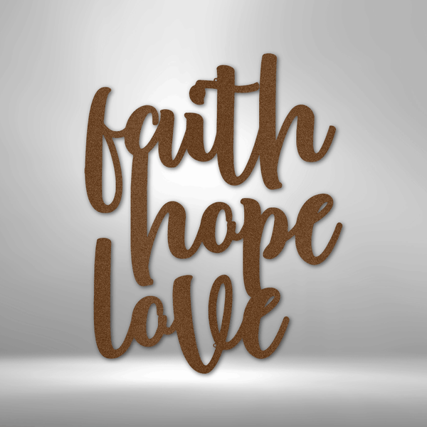 Faith, Hope, Love Wall Art