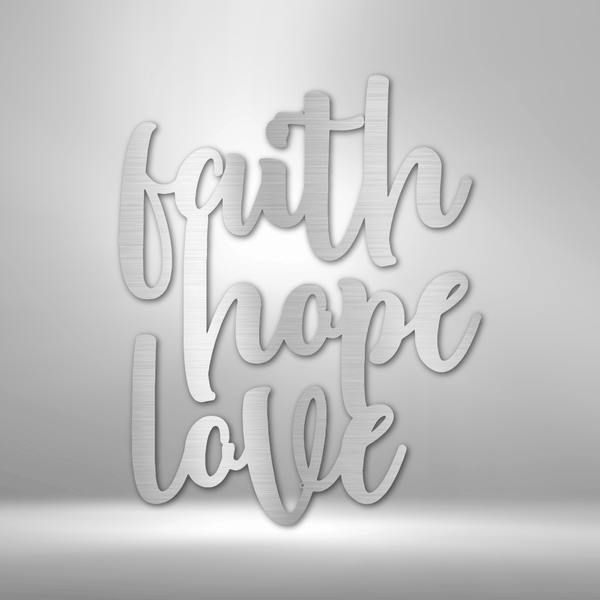Faith, Hope, Love Wall Art