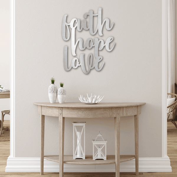 Faith, Hope, Love Wall Art