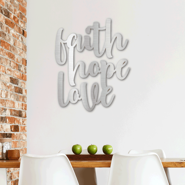 Faith, Hope, Love Wall Art