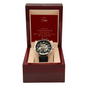 To My Father Men's Openwork Watch