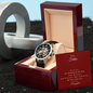 To My Father Men's Openwork Watch