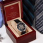 To My Father Men's Openwork Watch