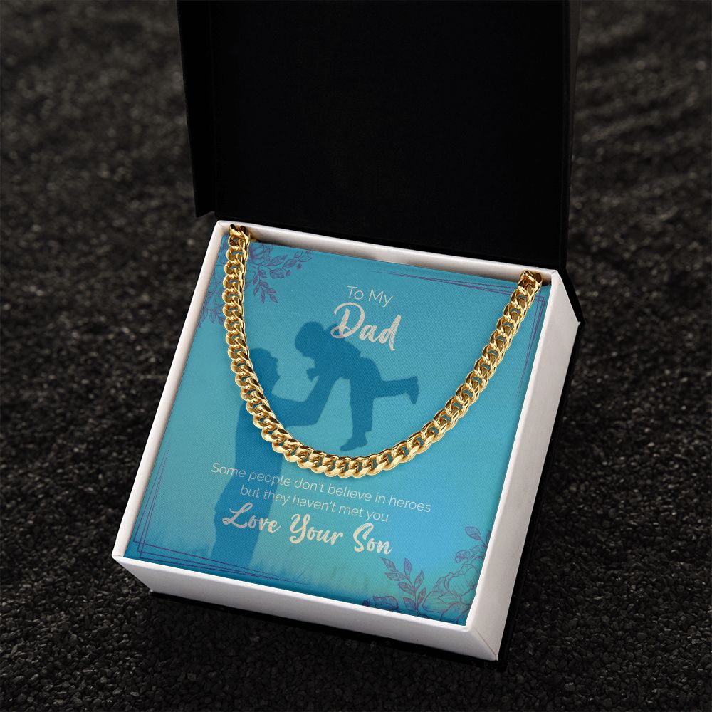 To My Dad | Love Your Son | Cuban Link Chain