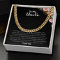 To My Uncle | I Hope You Always Remember How Much You Mean To Me | Cuban Link Chain