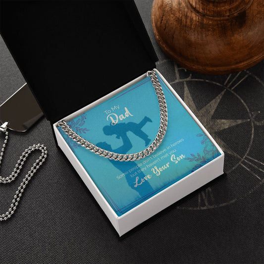To My Dad | Love Your Son | Cuban Link Chain