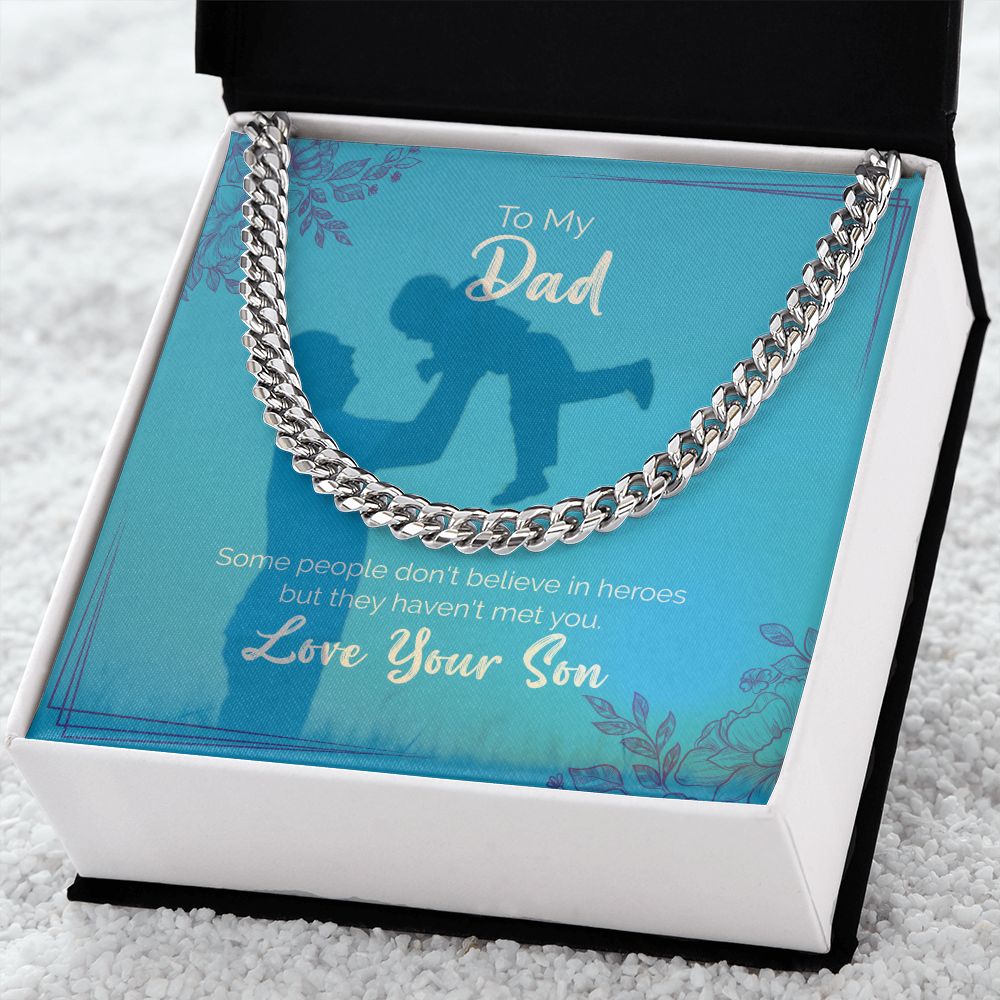 To My Dad | Love Your Son | Cuban Link Chain